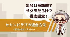 LINE出会い系サイト セカンドラブは詐欺?サクラの実態と返金方法を徹底解説