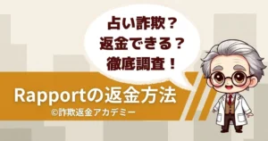 占いサイトRapport(ラポール)は詐欺?金運鑑定の実態と返金の可能性を検証